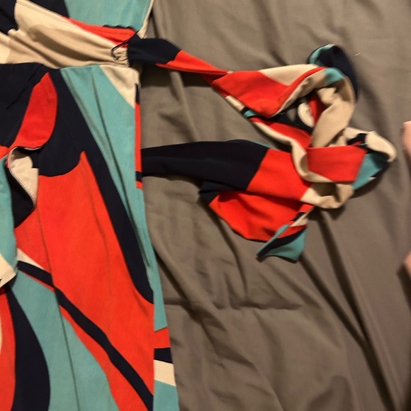 Colorful Abstract Patterned Dress by Robbie Bee sz XL BEAUTIFUL - Picture 3 of 6